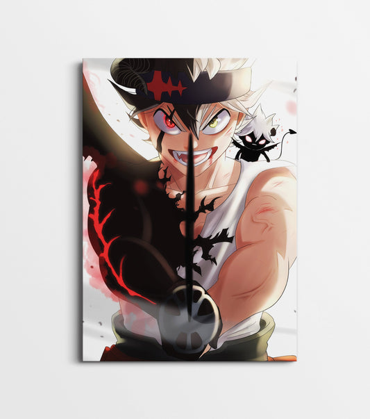 Dark Demon Anime Warrior Poster | Shonen Wall Art Lazywalls