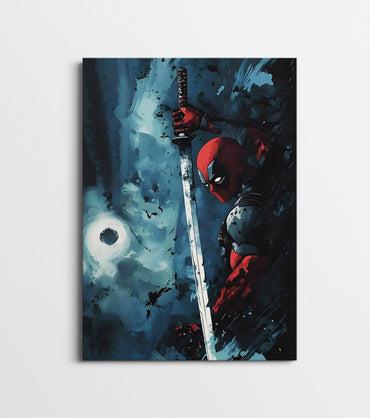 Deadpool Katana Poster | Marvel Superhero Wall Art Lazywalls