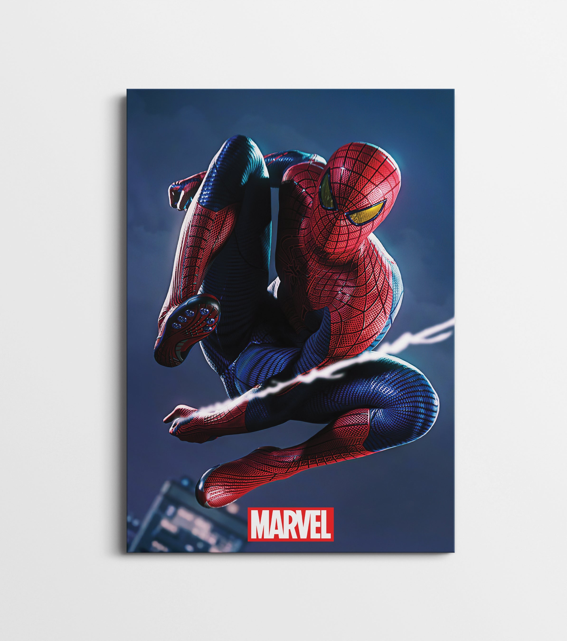 Spider-Man Action Poster | Marvel Superhero Wall Art Lazywalls