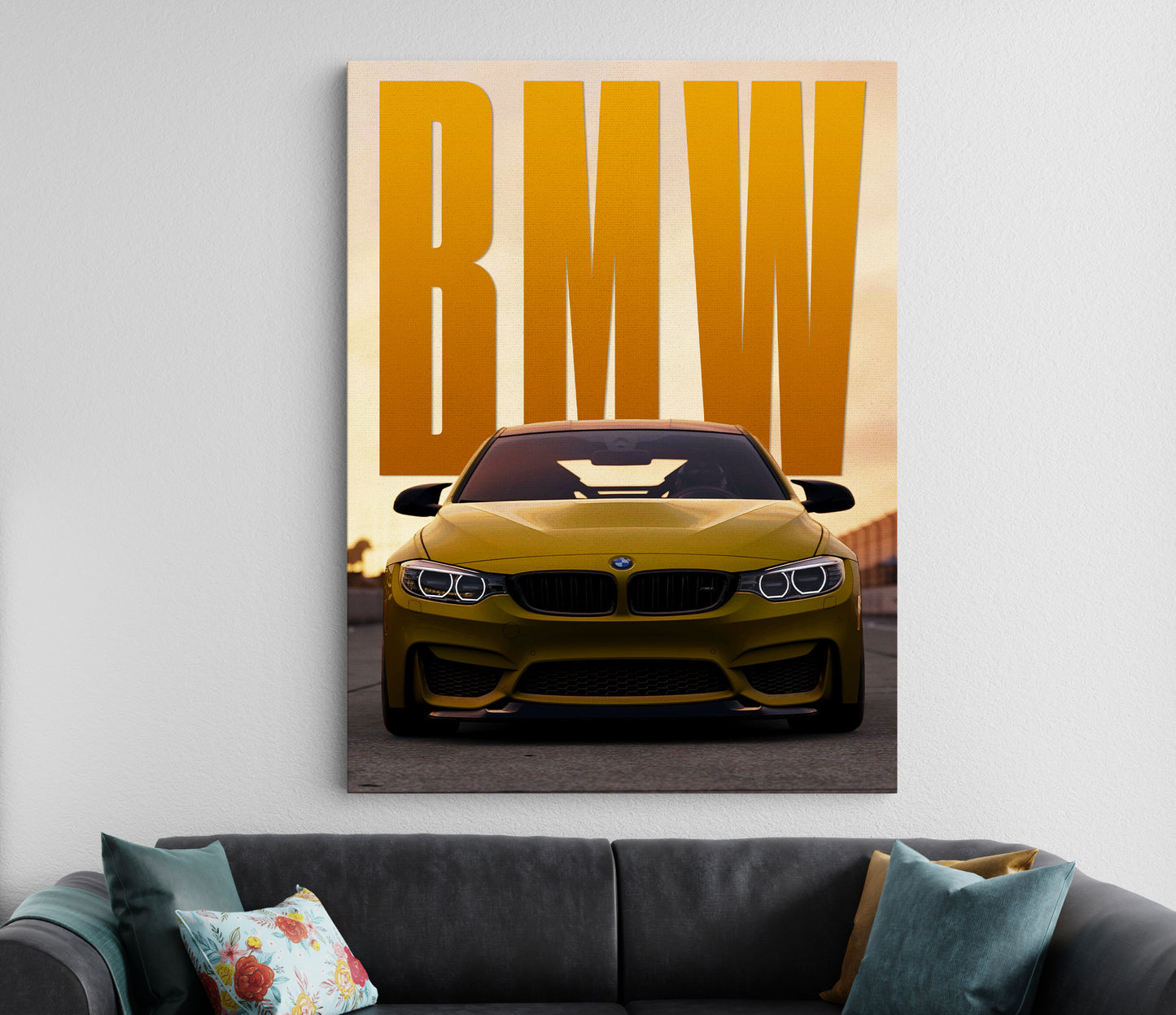BMW Car Poster | Luxury Sports Car Wall Art | Automotive Aesthetic Print Lazywalls