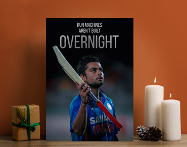 Virat Kohli Quote Poster | Team India Cricket Motivational Wall Art Lazywalls