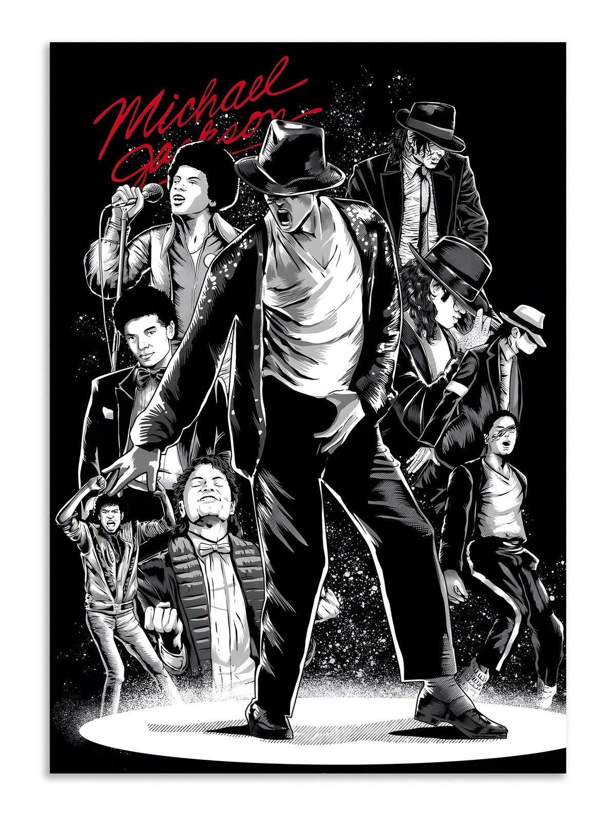 Michael Jackson Tribute Poster Art Lazywalls