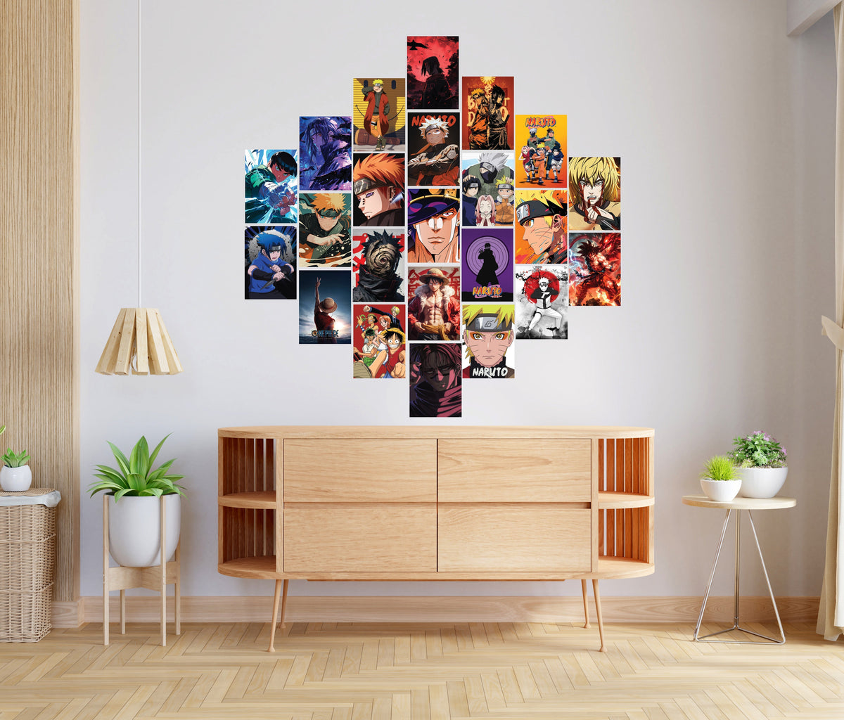 Anime Aesthetic Wall Collage Poster Set 23 Pcs | Bedroom & Gaming Room Decor Lazywalls