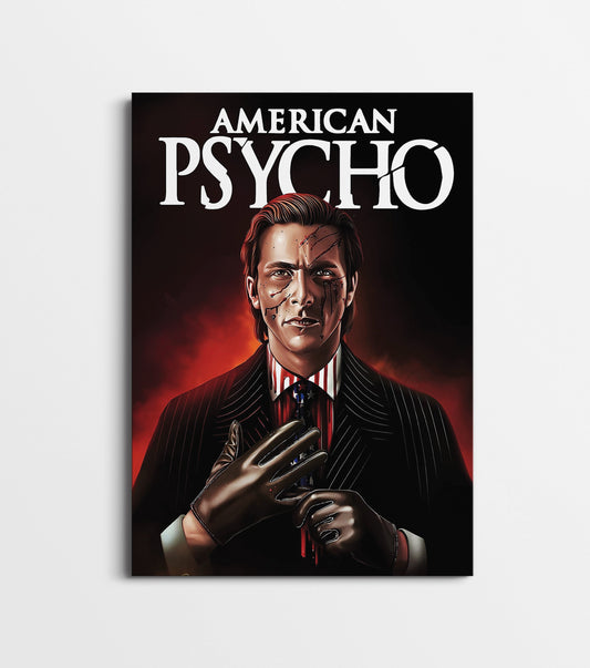 American Psycho Poster | Patrick Bateman Wall Art | Dark Movie Decor Lazywalls