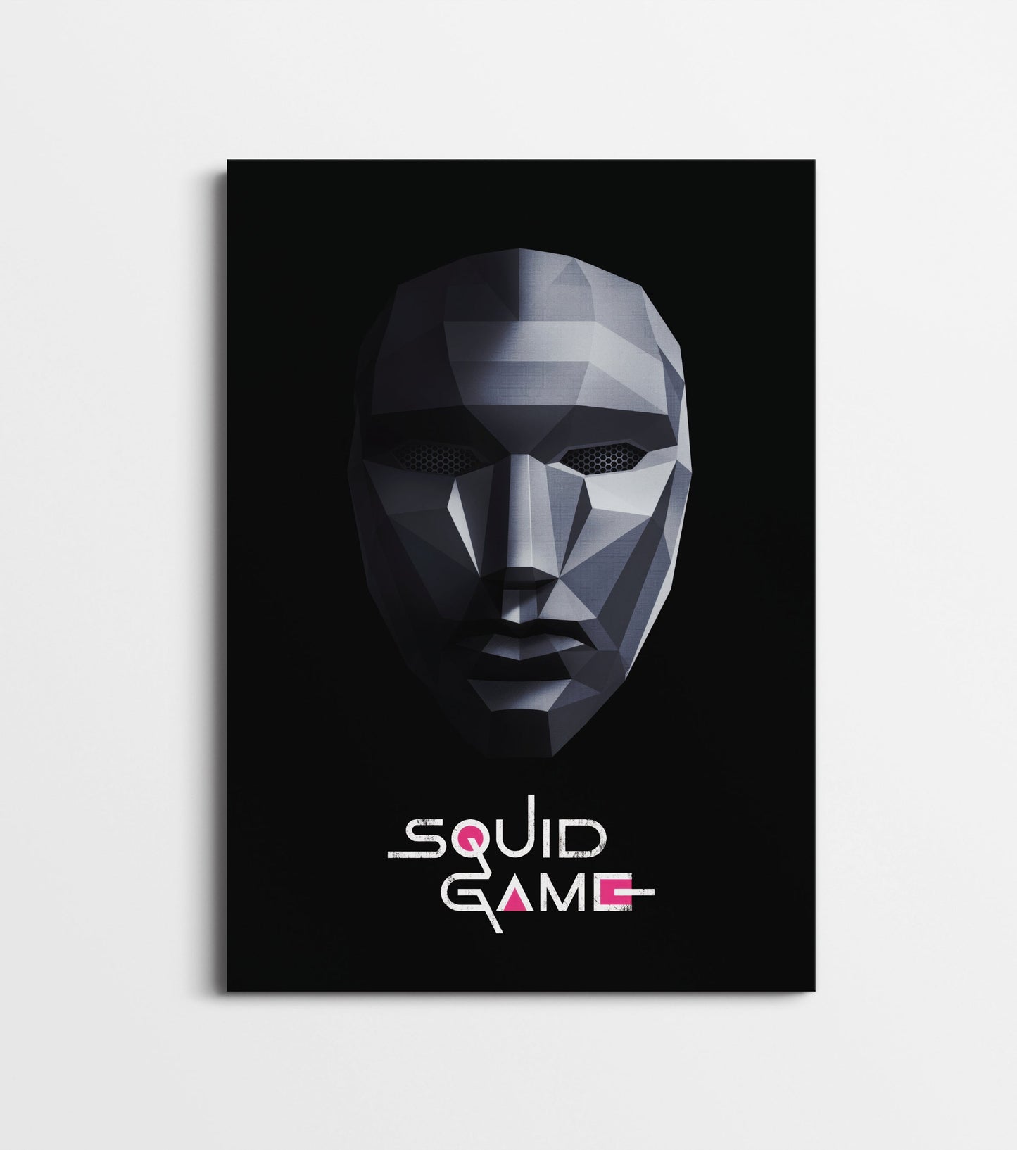 Squid Game Mask Wall Poster – Netflix Series Wall Art Lazywalls