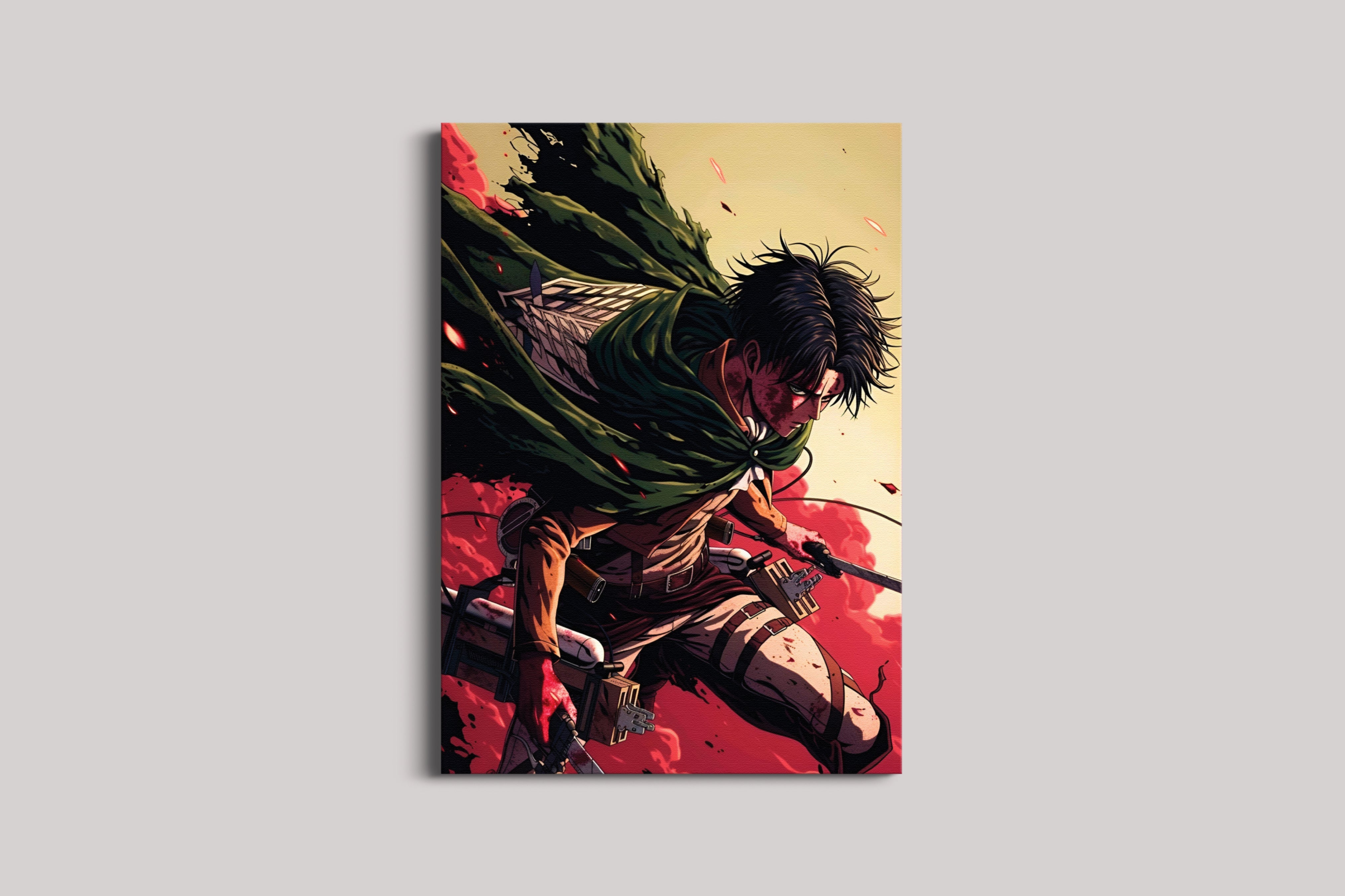 Elite Titan Slayer Anime Poster | Dark Action Manga Wall Art Lazywalls