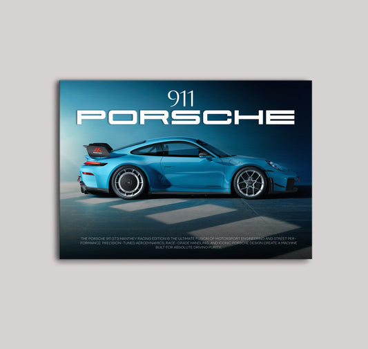 Porsche 911 GT3 Manthey Racing Poster | Performance Car Wall Art Lazywalls