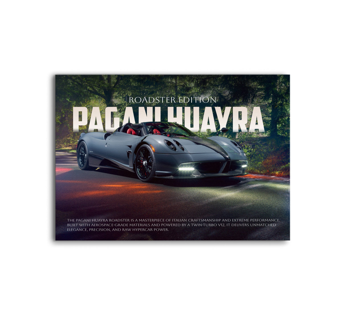 Pagani Huayra Roadster Poster | Italian Hypercar Wall Art Lazywalls