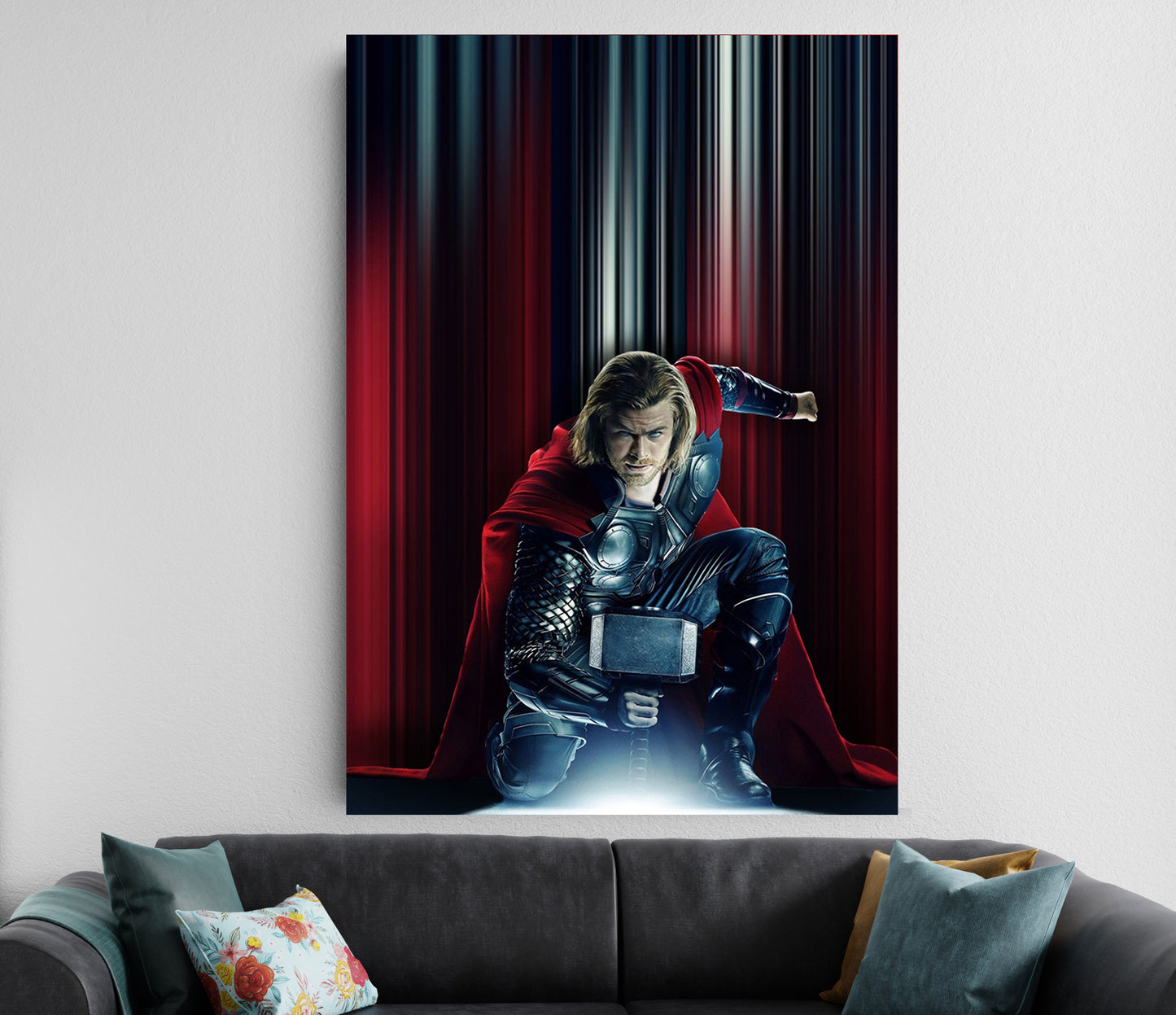 Thor Hammer Poster | Marvel Mjolnir Poster | Thor Wall Art Decor Lazywalls