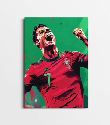 Cristiano Ronaldo Portugal Poster | CR7 Football Wall Art Lazywalls