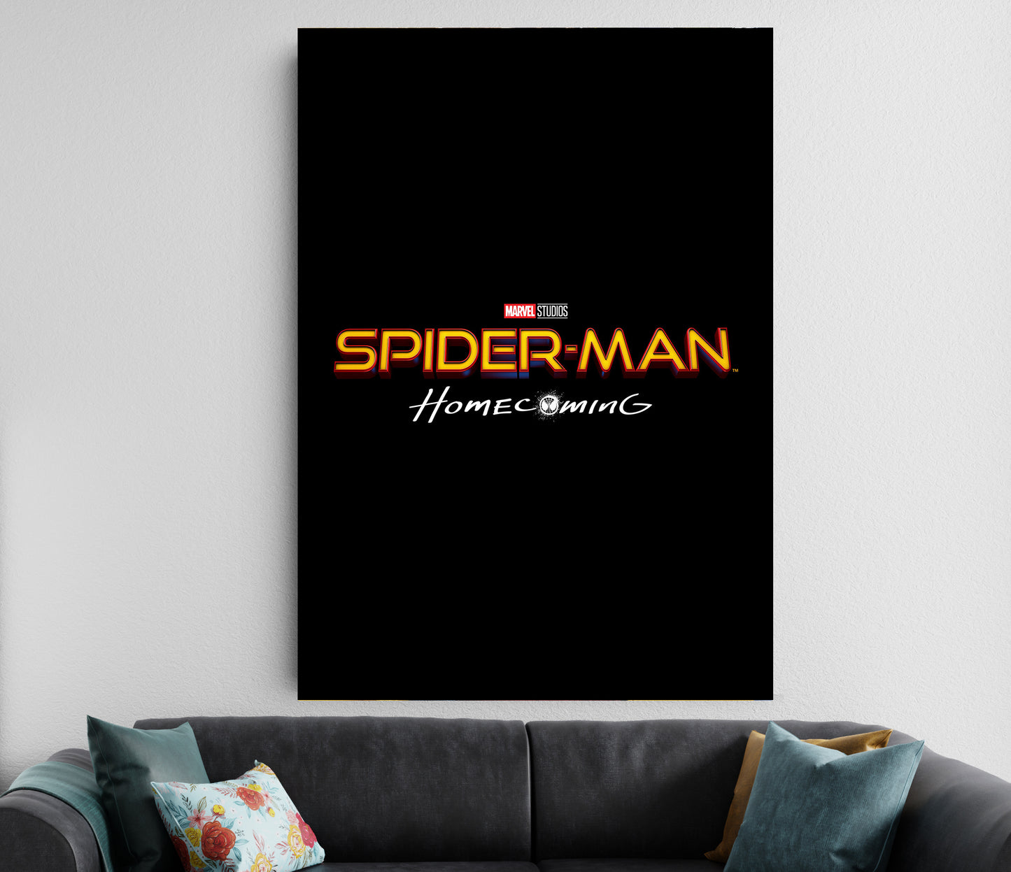 Spider Man Homecoming Logo Poster | Marvel Minimalist Wall Art Lazywalls