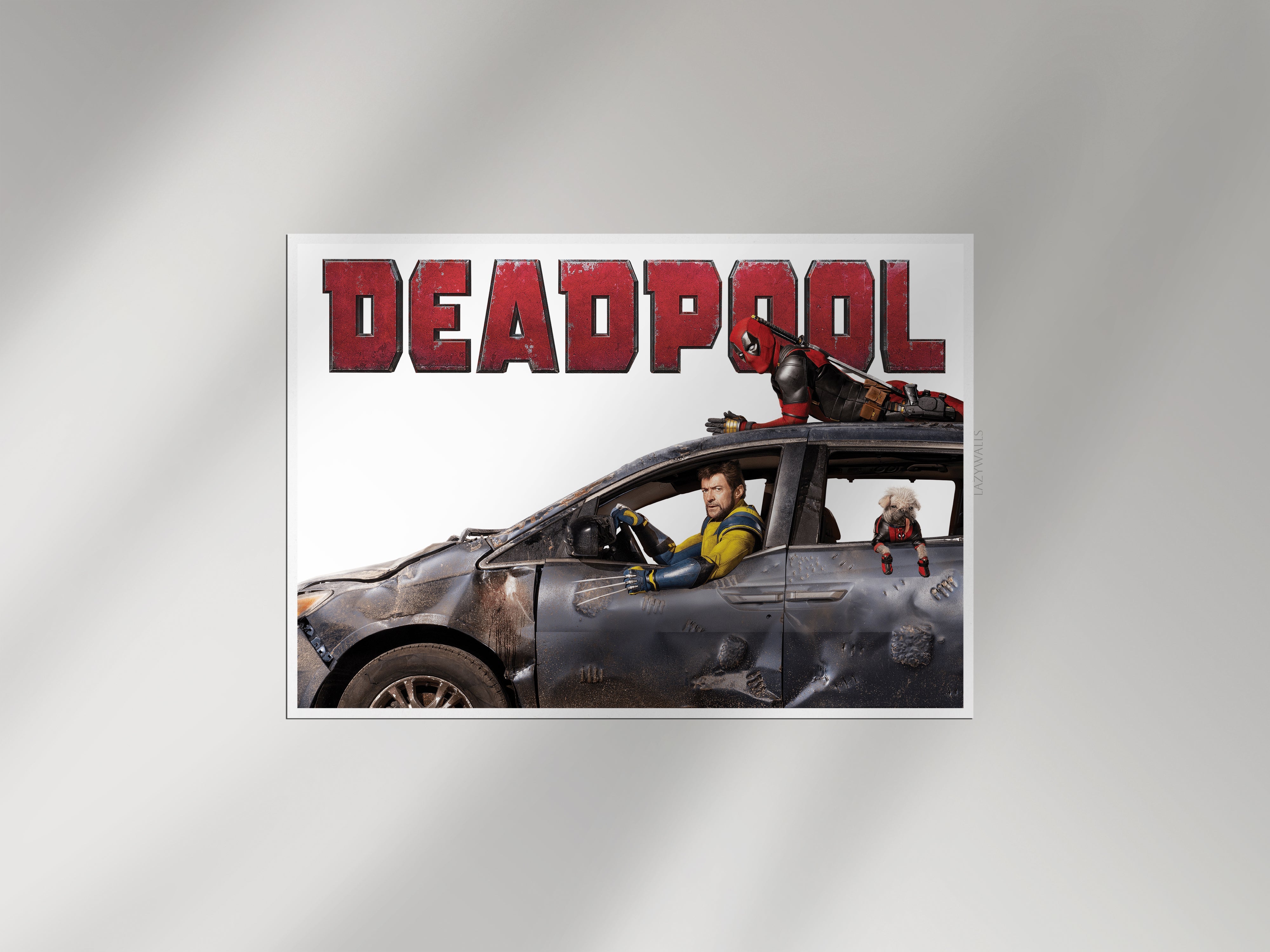 Deadpool & Wolverine Poster | Superhero Wall Art Lazywalls