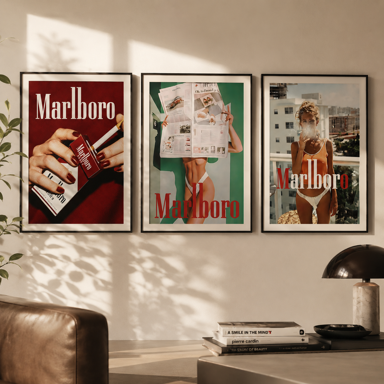 Marlboro Aesthetic Wall Art Set (3-Piece) Lazywalls