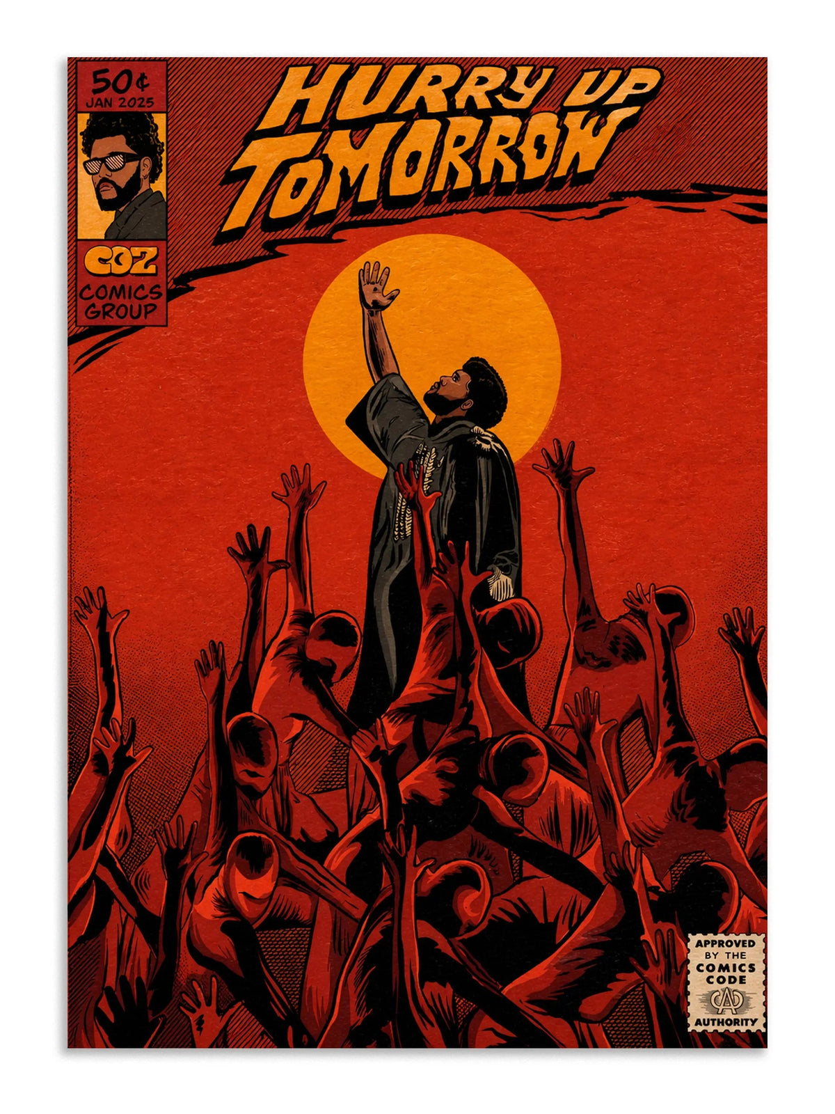 The Weeknd Hurry Up Tomorrow Wall Art Lazywalls