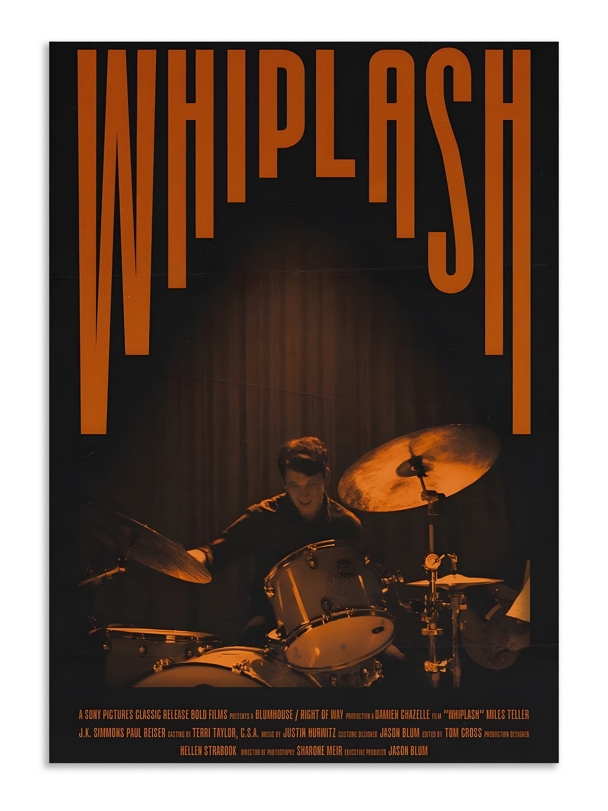 Whiplash Movie Poster Wall Art Decor Lazywalls