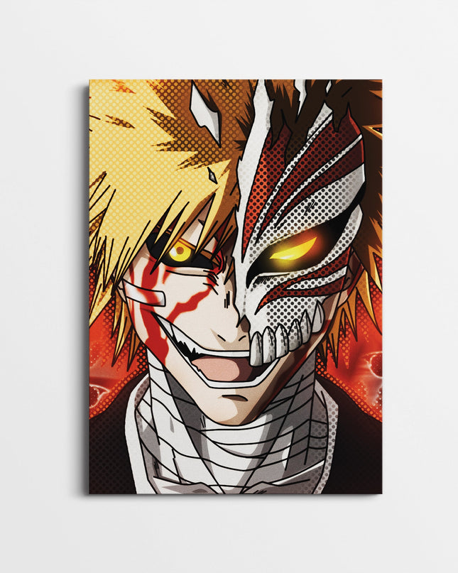 Masked Shonen Anime Poster | Dark Manga Wall Art Lazywalls