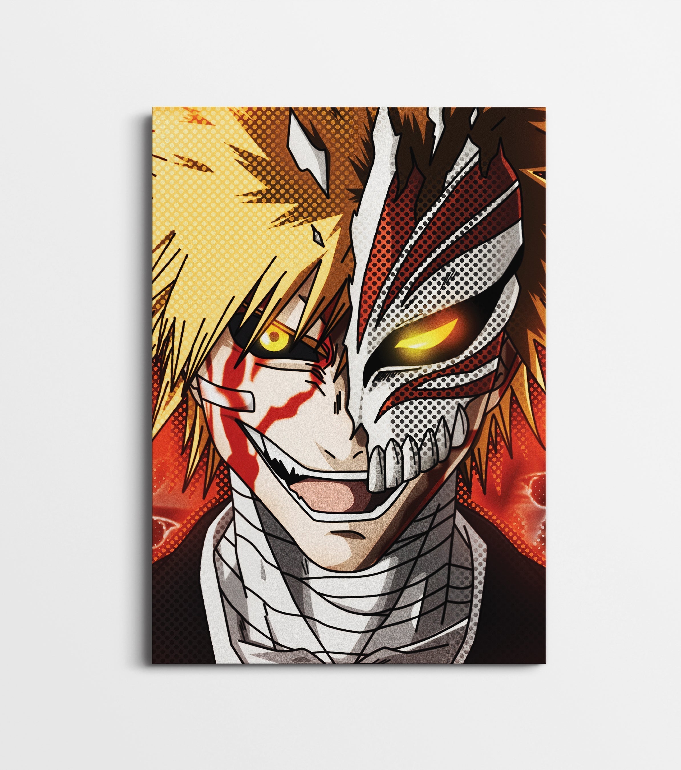 Masked Shonen Anime Poster | Dark Manga Wall Art Lazywalls