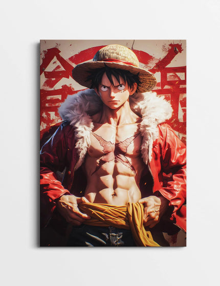 Monkey D. Luffy One Piece Poster | Straw Hat Pirate Anime Wall Art Lazywalls