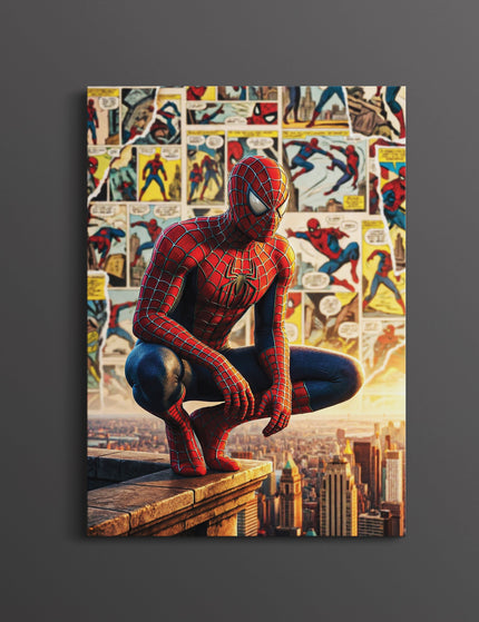Spider-Man Comic Poster | Marvel Superhero Wall Art Lazywalls