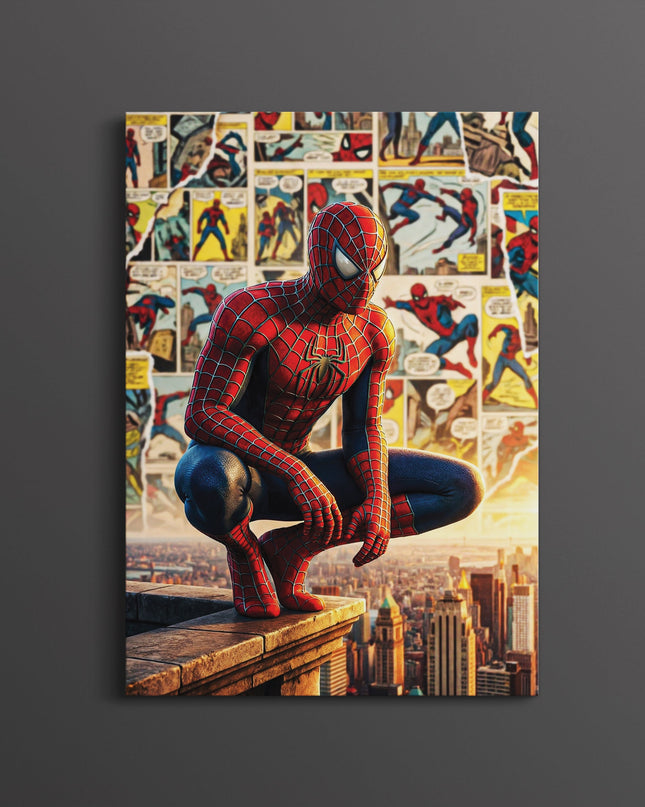 Spider-Man Comic Poster | Marvel Superhero Wall Art Lazywalls