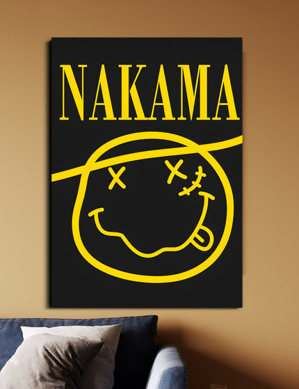 Nakama Neon Poster | One Piece Anime Wall Art | Minimalist Luffy Crew Aesthetic Print Lazywalls