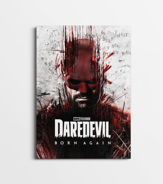Daredevil Born Again Poster | Superhero Wall Art Lazywalls