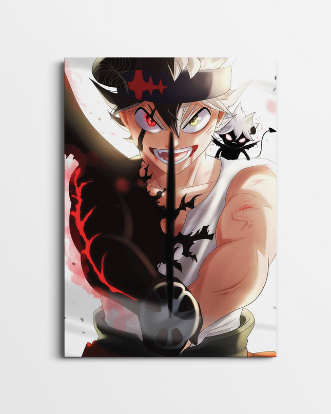 Dark Demon Anime Warrior Poster | Shonen Wall Art Lazywalls