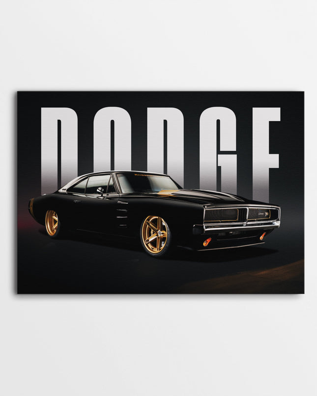 Dodge Charger 1969 Poster | Classic Muscle Car Wall Art Print Lazywalls