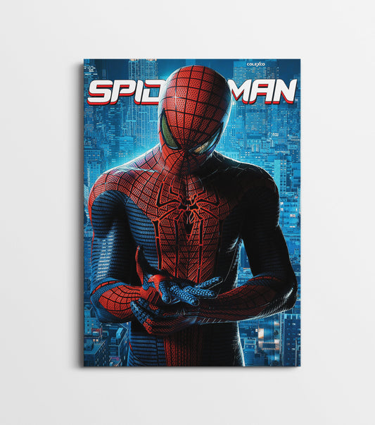 Spider-Man City Edition Poster | Superhero Wall Art Lazywalls