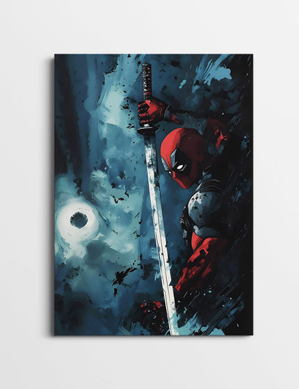 Deadpool Katana Poster | Marvel Superhero Wall Art Lazywalls
