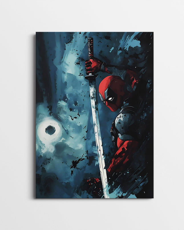 Deadpool Katana Poster | Marvel Superhero Wall Art Lazywalls