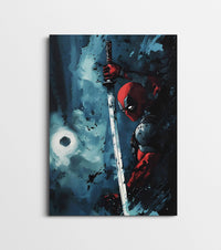 Deadpool Katana Poster | Marvel Superhero Wall Art Lazywalls