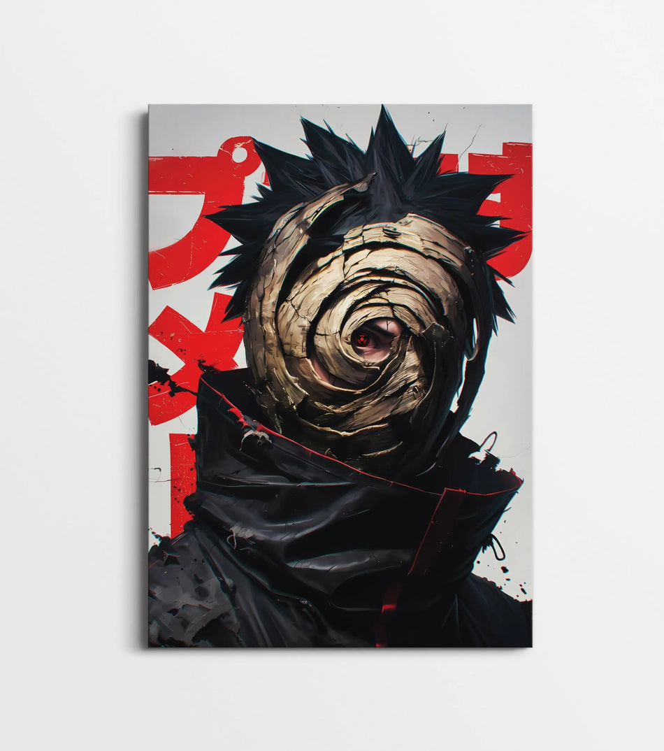Obito Uchiha Poster | Tobi Mask Naruto Shippuden Anime Wall Art Lazywalls