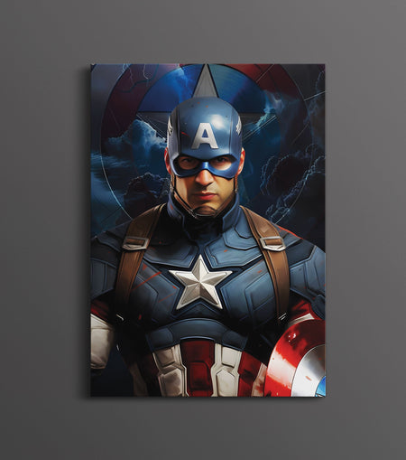 Captain America Poster | Marvel Avengers Wall Art Lazywalls