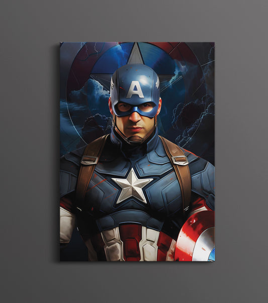 Captain America Poster | Marvel Avengers Wall Art Lazywalls