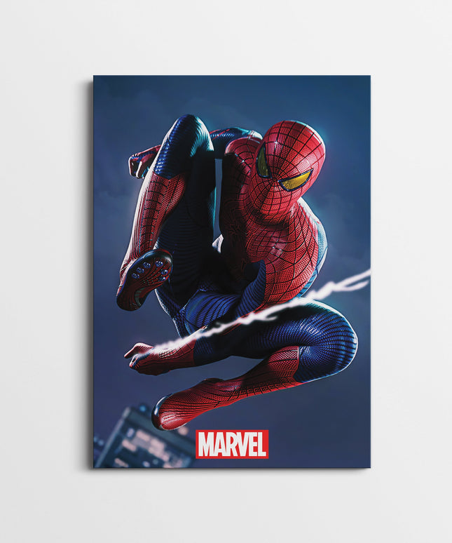 Spider-Man Action Poster | Marvel Superhero Wall Art Lazywalls