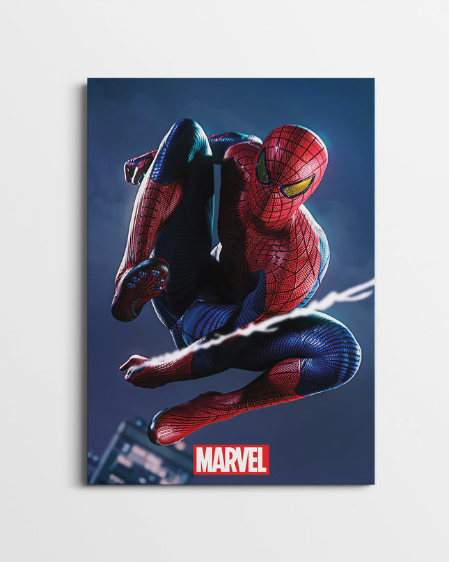 Spider-Man Action Poster | Marvel Superhero Wall Art Lazywalls