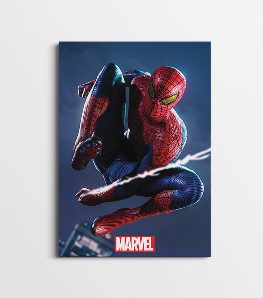 Spider-Man Action Poster | Marvel Superhero Wall Art Lazywalls