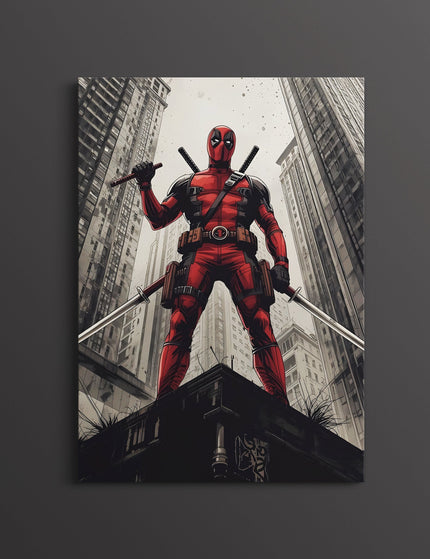 Deadpool Poster | Marvel Superhero Wall Art Lazywalls