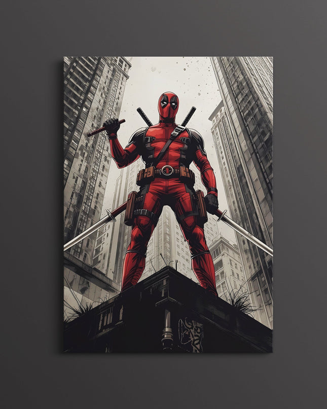Deadpool Poster | Marvel Superhero Wall Art Lazywalls