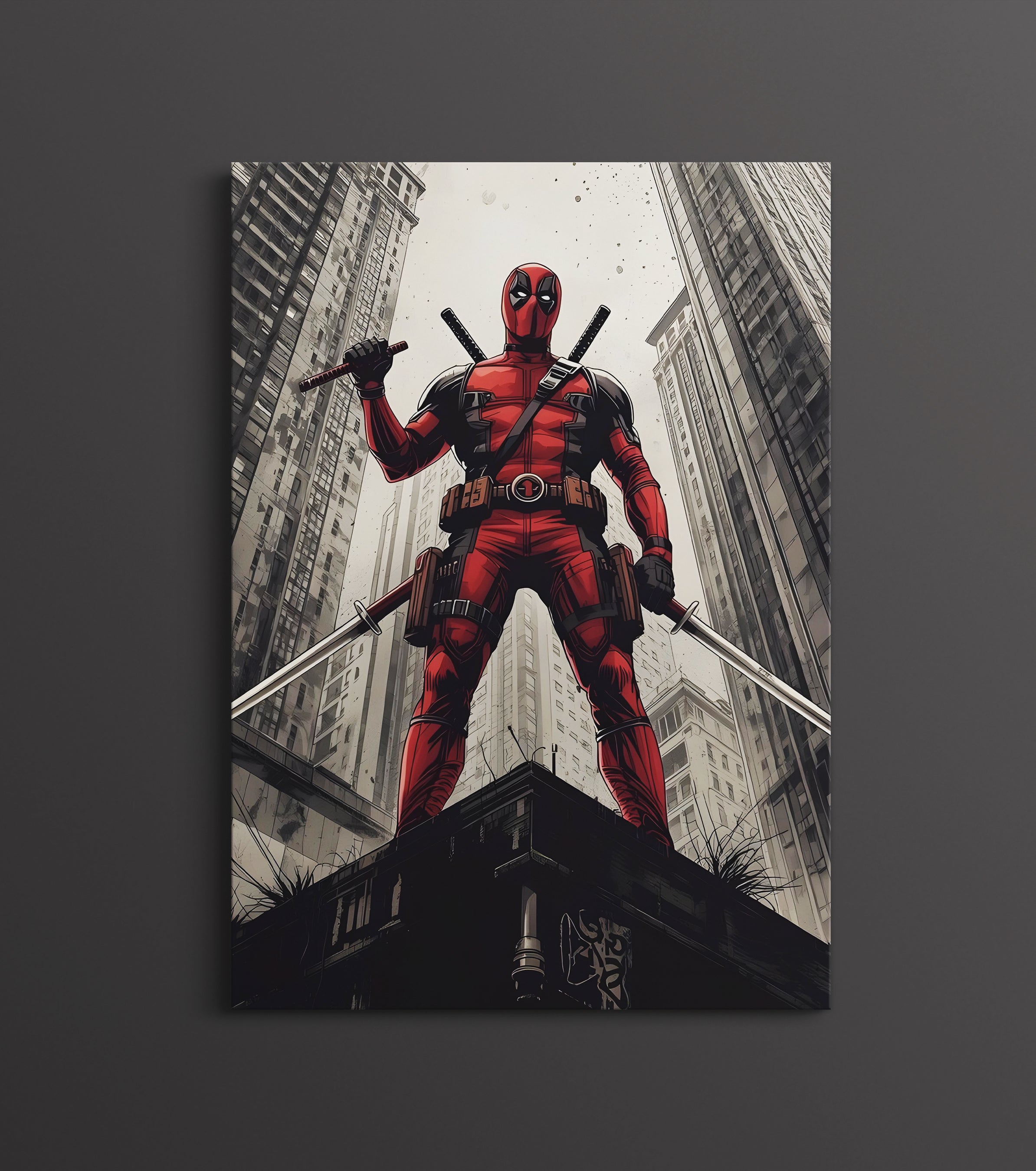 Deadpool Poster | Marvel Superhero Wall Art Lazywalls
