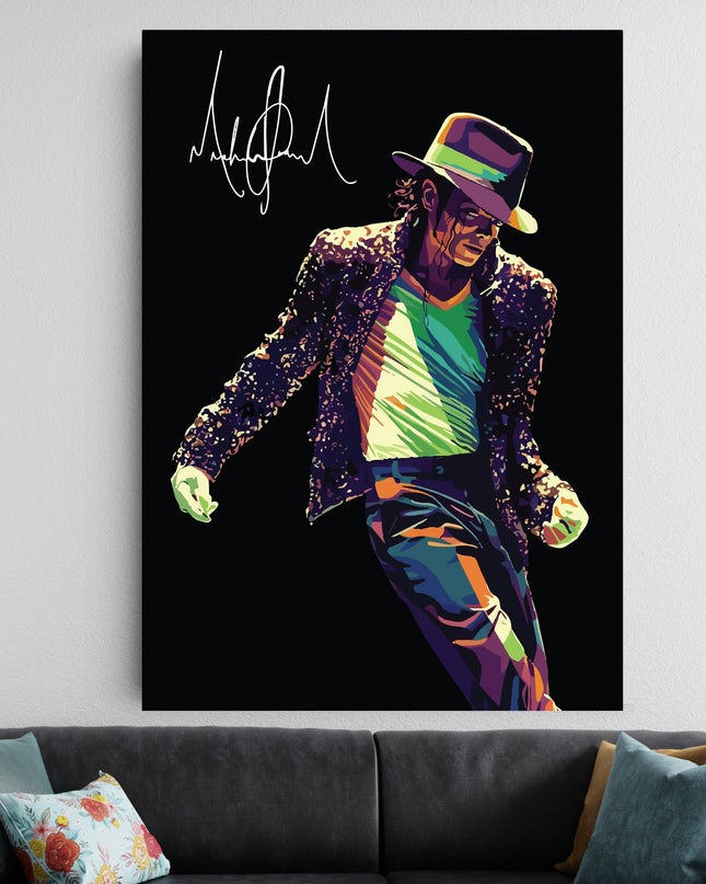 Michael Jackson Wall Poster | Iconic King of Pop Aesthetic Decor | MJ Lazywalls