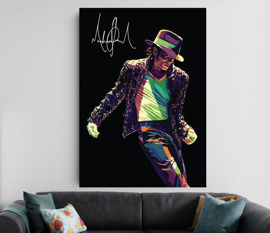 Michael Jackson Wall Poster | Iconic King of Pop Aesthetic Decor | MJ Lazywalls
