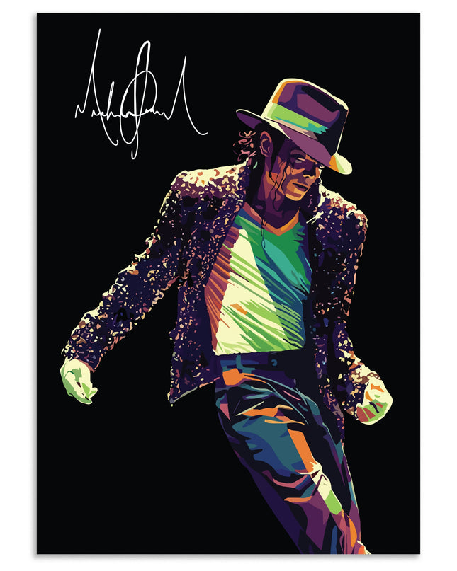 Michael Jackson Wall Poster | Iconic King of Pop Aesthetic Decor | MJ Lazywalls