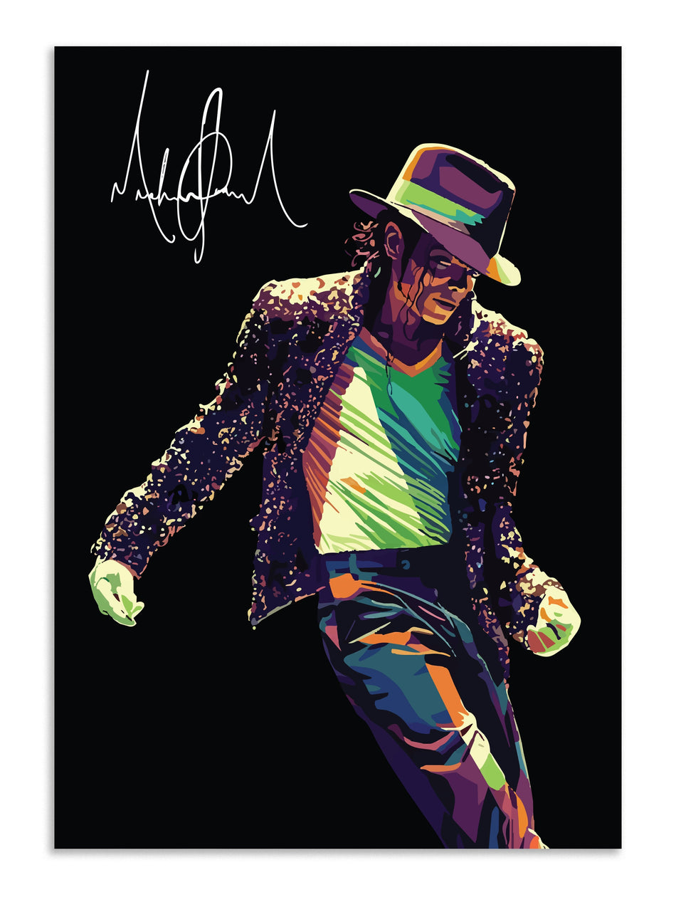 Michael Jackson Wall Poster | Iconic King of Pop Aesthetic Decor | MJ Lazywalls