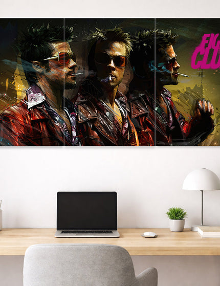 Fight Club Poster | Tyler Durden Movie Wall Art | Aesthetic Cinematic Poster Lazywalls