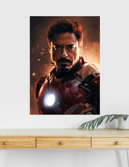 Iron Man Poster | Marvel Avengers Wall Art | Tony Stark Room Decor Lazywalls