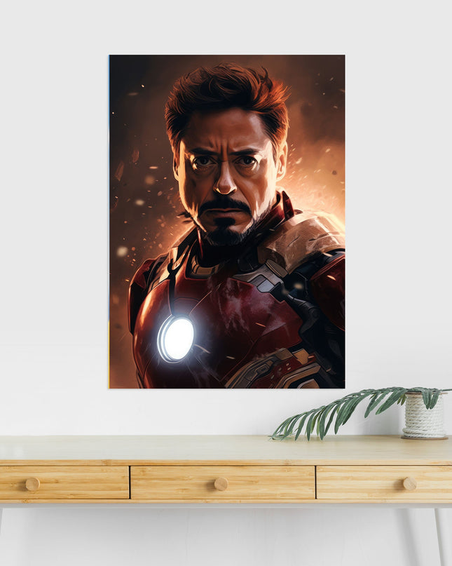 Iron Man Poster | Marvel Avengers Wall Art | Tony Stark Room Decor Lazywalls