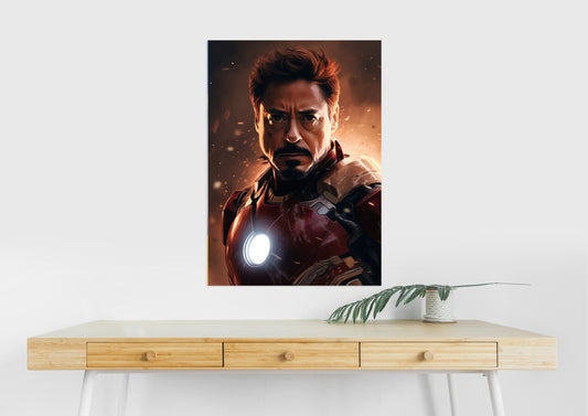 Iron Man Poster | Marvel Avengers Wall Art | Tony Stark Room Decor Lazywalls
