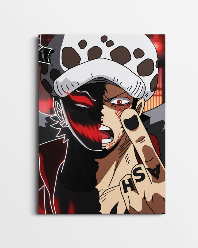 Trafalgar Law Poster | One Piece Dark Anime Wall Art Lazywalls